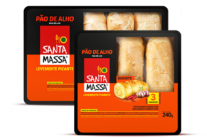 Pão de Alho Levemente Picante